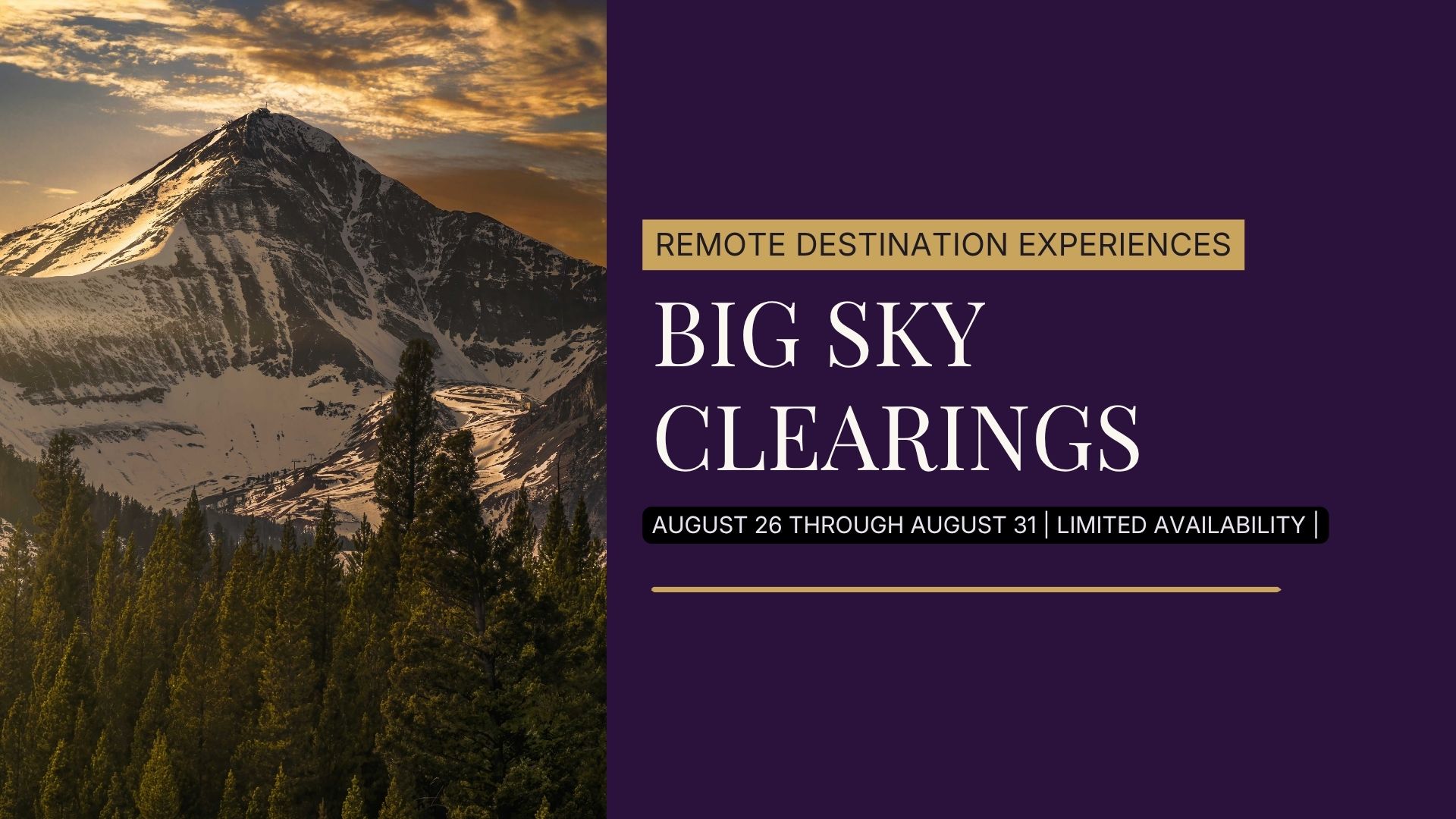 Big Sky Remote Clearings